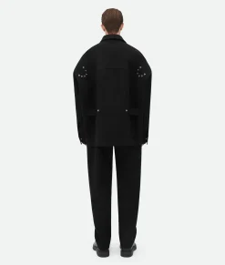 Bonded Cotton Wool Blouson