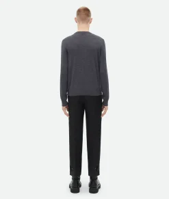 Bv Embroidery Wool Jumper