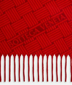 Cashmere Blanket With Intreccio Motif