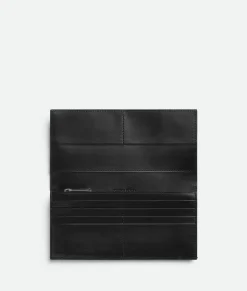 Cassette Long Wallet With Coin Purse