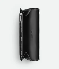 Cassette Long Wallet With Coin Purse