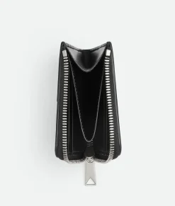 Cassette Square Compact Zip Around Wallet