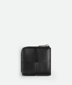 Cassette Square Compact Zip Around Wallet