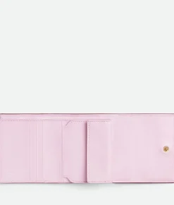 Cassette Tri-Fold Wallet With Origami Coin Purse