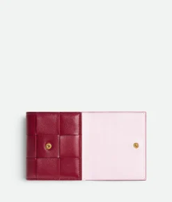 Cassette Tri-Fold Wallet With Origami Coin Purse