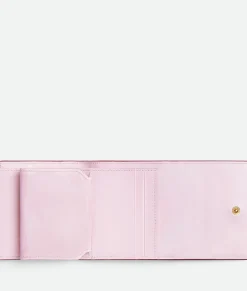 Cassette Tri-Fold Wallet With Origami Coin Purse