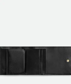 Cassette Tri-Fold With Origami Coin Purse