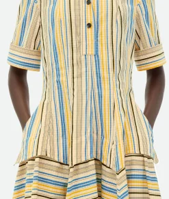 Checked Cotton Dress