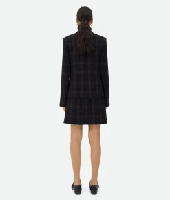 Checked Cotton Mouline Jacket