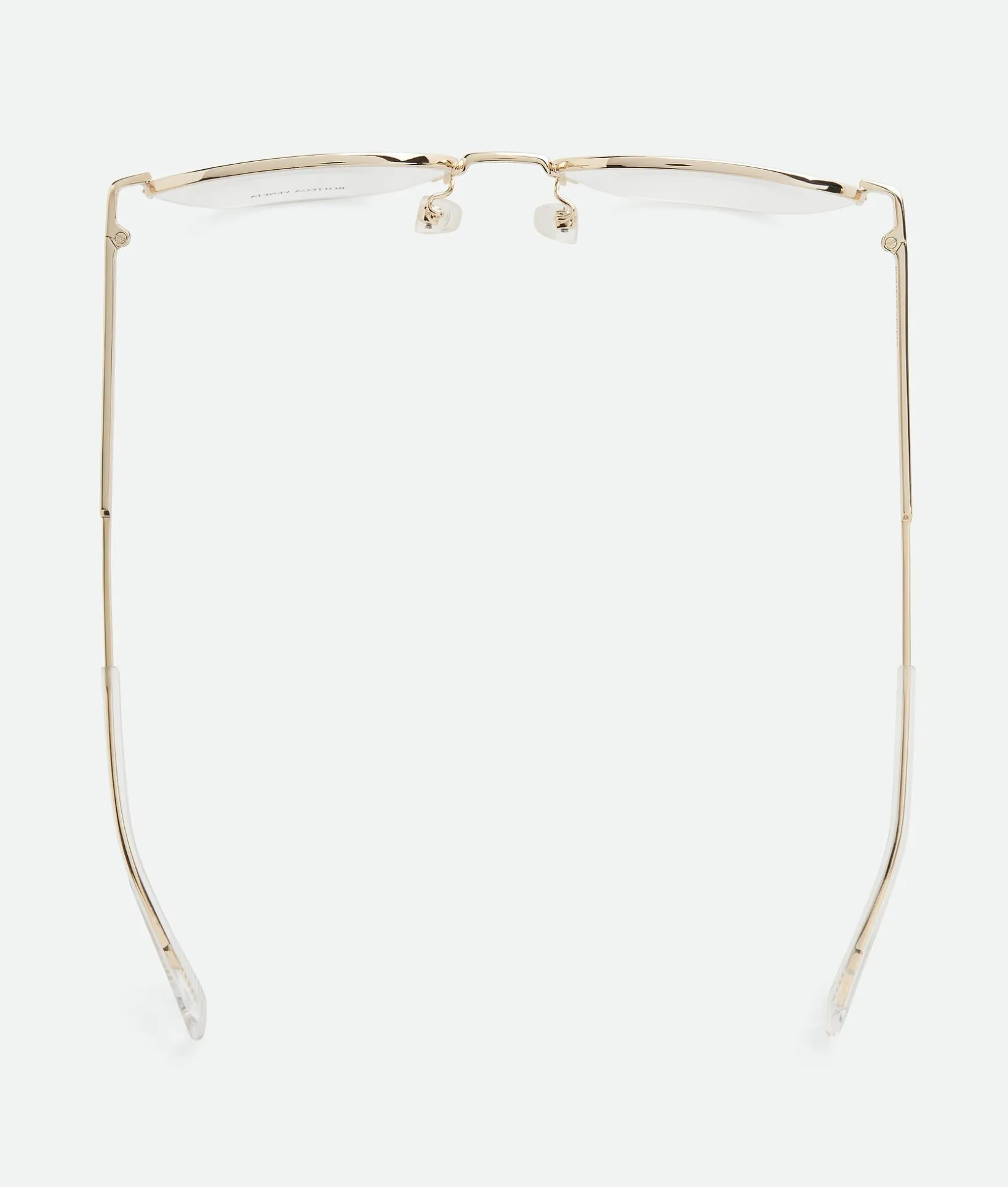 Classic Metal Semi Rimless Panthos Eyeglasses