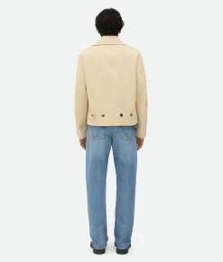 Coated Cotton Zip Blouson