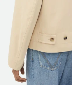 Coated Cotton Zip Blouson