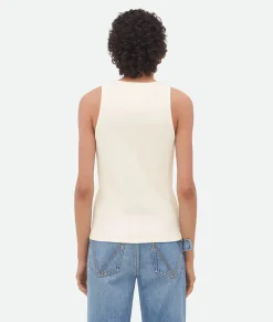 Compact Cotton Rib Jersey Tank Top