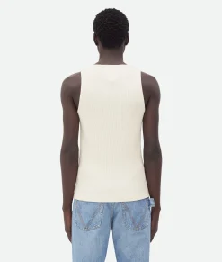 Compact Cotton Rib Jersey Tank Top