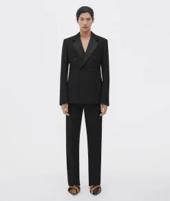 Compact Wool And Satin Jacket