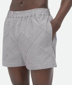 Cotton And Nylon Intreccio Swim Shorts