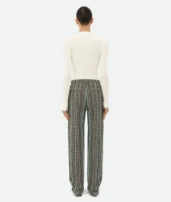 Cotton Check Trousers