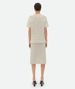 Cotton Crochet T-Shirt