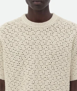 Cotton Crochet T-Shirt