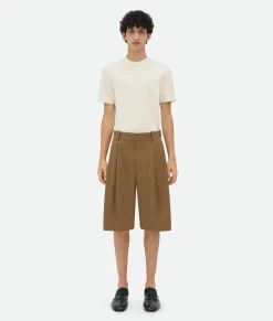 Cotton Gabardine Shorts
