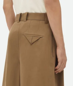 Cotton Gabardine Shorts