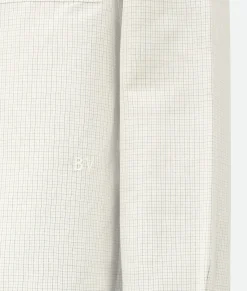 Cotton Linen Check Shirt With 