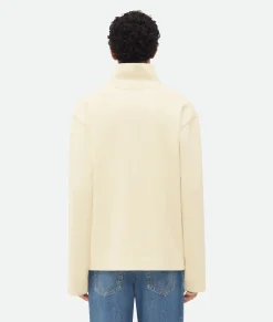 Cotton Rib T-Shirt With Label