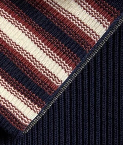 Cotton Striped Cardigan