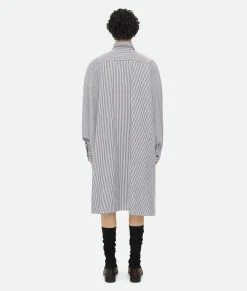 Cotton Striped Long Shirt
