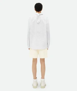 Crisp Cotton Silk Check Bandana Shirt