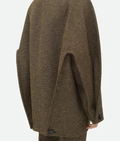 Double Compact Cotton Frise Coat