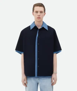 Double Layer Cotton And Viscose Shirt