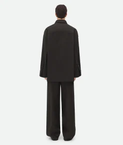 Dry Mouline Wool Overshirt