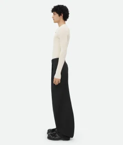 Dry Mouline Wool Trousers