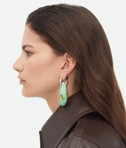 Ellipse Large Ceramic Earrings