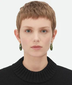 Ellipse Small Ceramic Earrings