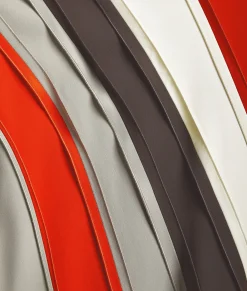 Fluid Viscose Stripe Dress