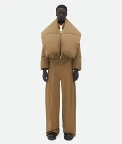 Frosted Poplin Puffer Jacket