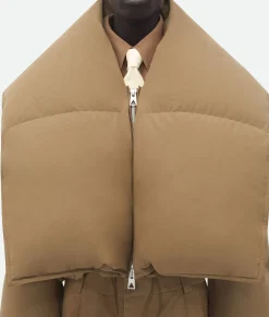 Frosted Poplin Puffer Jacket