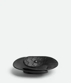 Interlocking Leather Tray - S