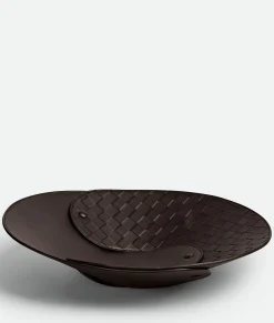 Interlocking Leather Tray - L
