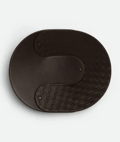 Interlocking Leather Tray - L
