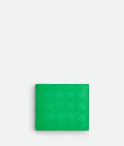 Intrecciato Bi-Fold Wallet With Coin Purse