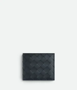 Intrecciato Bi-Fold Wallet With Coin Purse
