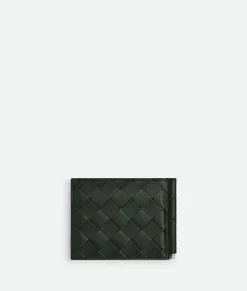 Intrecciato Bill Clip Wallet