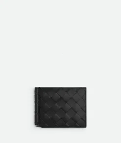 Intrecciato Bill Clip Wallet