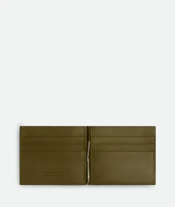 Intrecciato Bill Clip Wallet