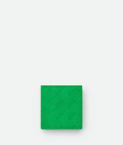 Intrecciato Folded Coin Purse