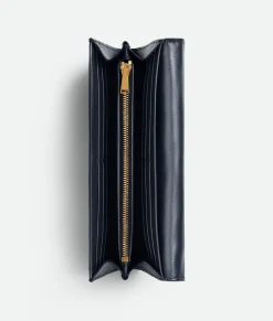 Intrecciato Large Flap Wallet