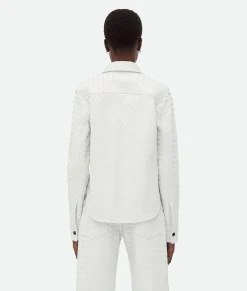 Intrecciato Leather Shirt